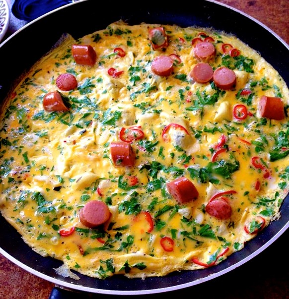 omelette wienerli baroni