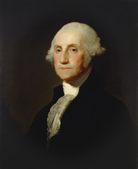 Der erste Präsident der Vereinigten Staaten von Amerika: George Washington.