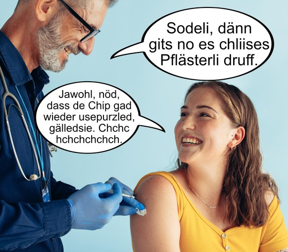 Sätze, mit denen du beim Impfen «supergut» ankommst