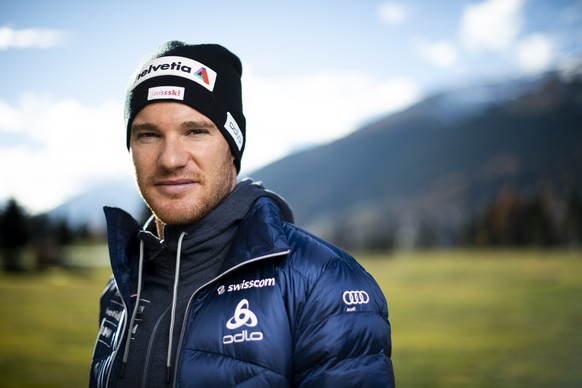 Der Schweizer Langlaeufer Dario Cologna posiert fuer ein Portrtait, beim Medientreffen von Swiss Ski am Donnerstag, 8. November 2018, in Davos. (KEYSTONE/Gian Ehrenzeller)