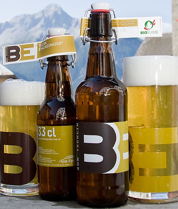 bun tschlin Biera Engiadinaisa schweizer bier http://www.bieraria.ch/de/bier/getraenk/