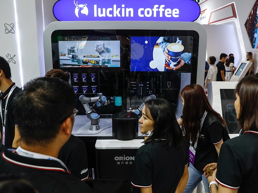 Wächst rasant: der chinesische Starbucks-Rivale Luckin Coffee. (Archivbild)