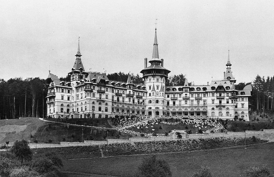 Das Hotel Dolder Grand anno 1900.
