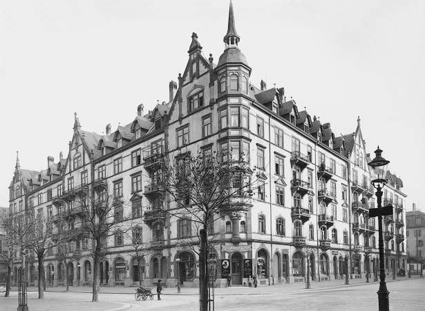 Bertastrasse Ecke Zentralstrasse 1898.
