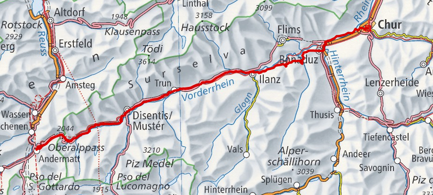 Velotour Bündner Oberland