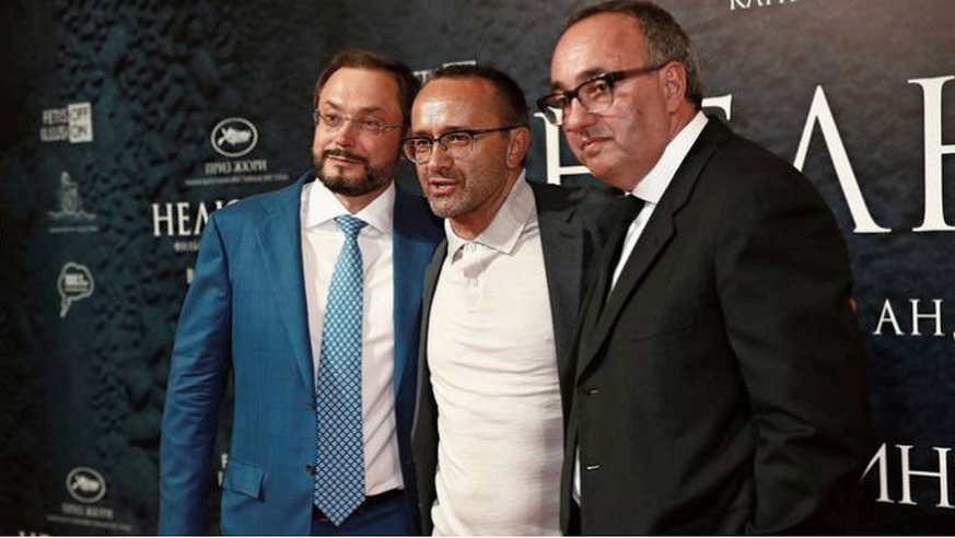 Mischt auch in der Filmbranche mit: Gleb Fetissow (links) 2017 bei der Premiere des von ihm produzierten Dramas «Loveless» in Cannes.