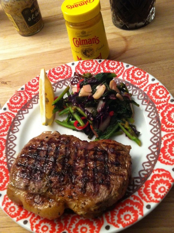 Steak rindfleisch senf colman&#039;s home cooking