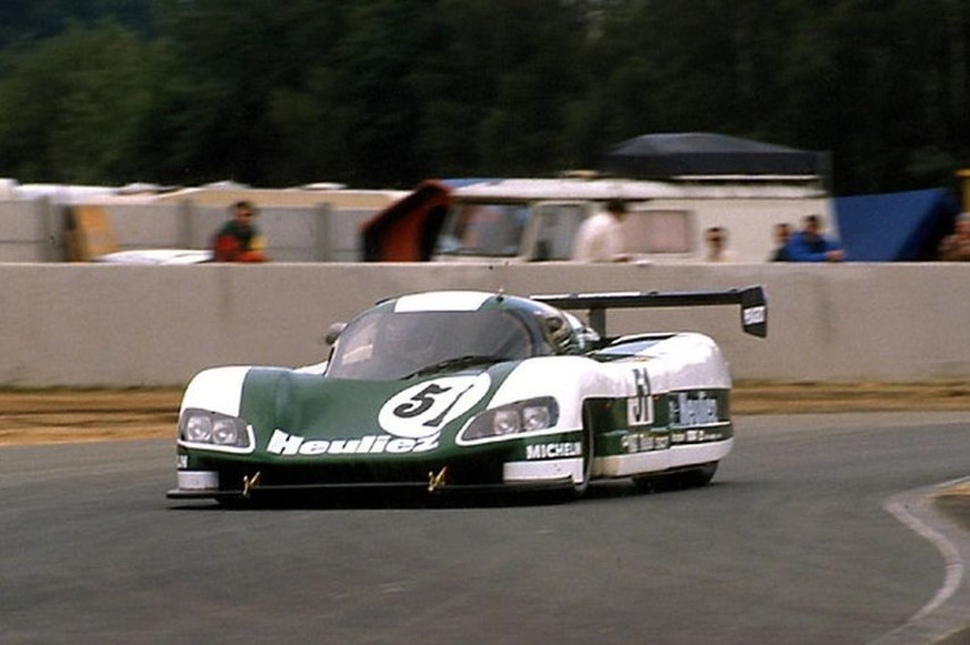 The highest top speed at Le Mans is fantastic 405 km/h achieved in 1988 by the prototype WM-P88 with Peugeot’s 2.8 V6 Turbo engine. http://www.snaplap.net/fastest-le-mans-cars/