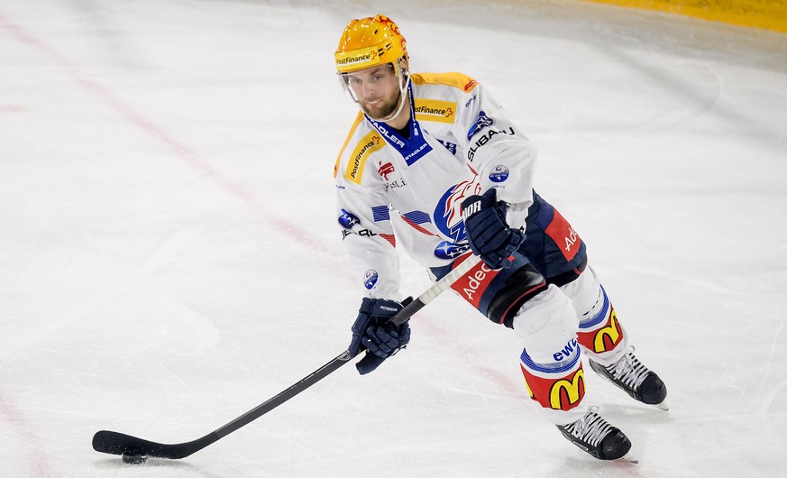 Le Top Scorer zuerichois Fredrik Pettersson, en action lors de la rencontre du championnat suisse de hockey sur glace de National League entre le Lausanne Hockey Club, LHC, et les ZSC Lions ce vendred ...