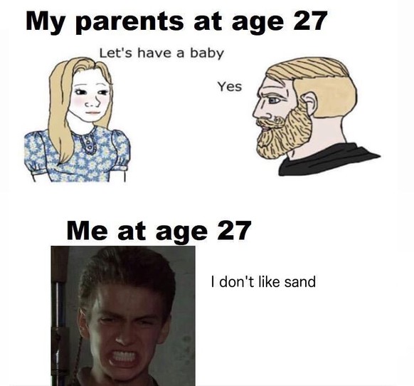 My parents vs me Meme