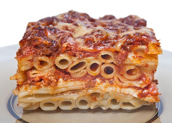 baked ziti USA italien pasta essen kochen food