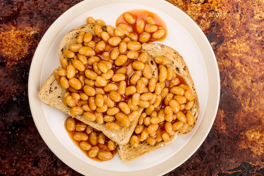 beans on toast baked beans bohnen essen food grossbritannien england brot