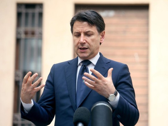 Italiens Ministerpr�sident Giuseppe Conte macht seinen Landsleuten Hoffnung. (Archivbild)