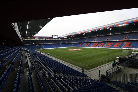 epa05297665 (FILE) The St. Jakobs-Park stadium seen before the Swiss Cup semi final soccer match between FC Basel and FC Luzern at the St. Jakob-Park stadium in Basel, Switzerland, Wednesday, March 26 ...