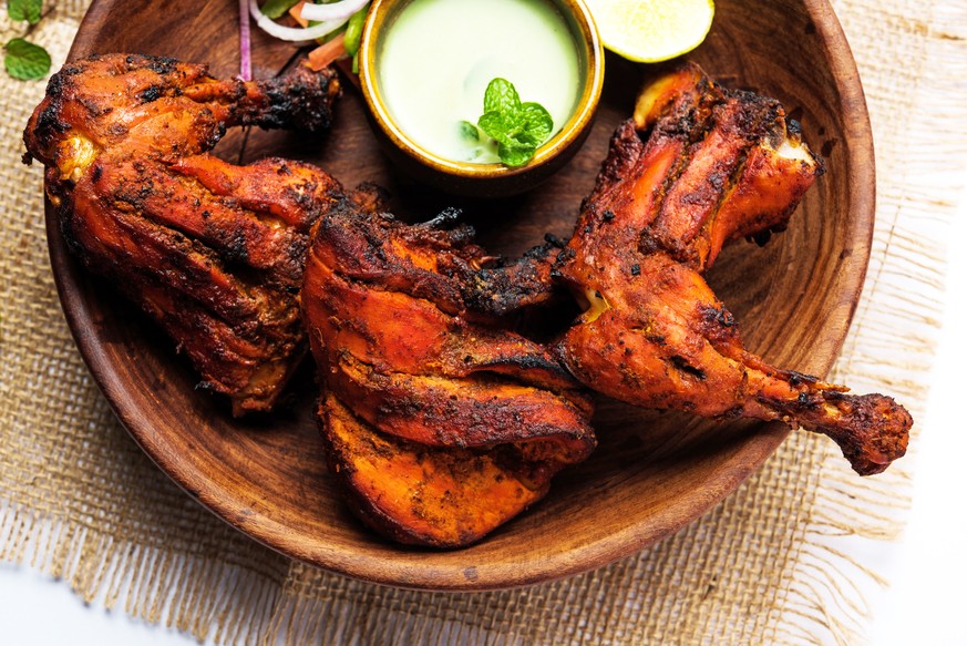 tandoori chicken indien tandur india curry essen food huhn hähnchen