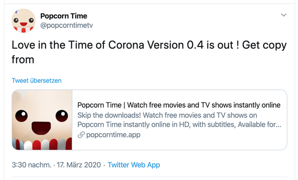 «Liebe in Zeiten von Corona» – mit diesem Spruch werben Unbekannte für eine problematische Software.