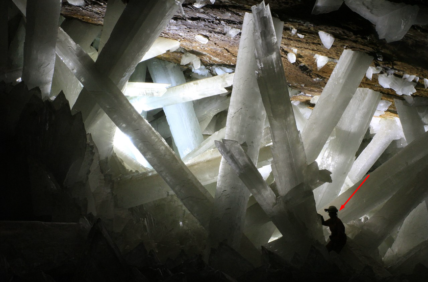 Kristallhöhle in Naica.