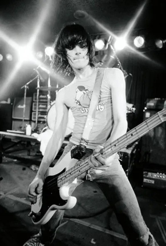 Dee Dee Ramone of The Ramones 1977 Camden, London, England, UK