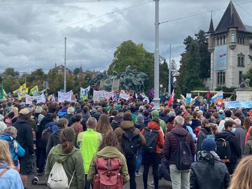 Klima-Demo in Bern am 25.9.2020