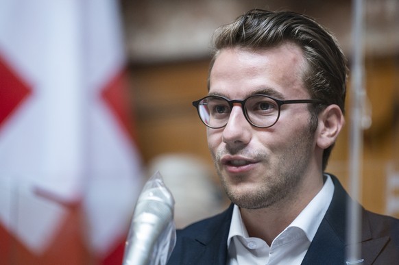 Andri Silberschmidt, FDP-ZH, spricht zur Parteifinanzierung, an der Sommersession der Eidgenoessischen Raete, am Mittwoch, 2. Juni 2021 im Nationalrat in Bern. (KEYSTONE/Alessandro della Valle)