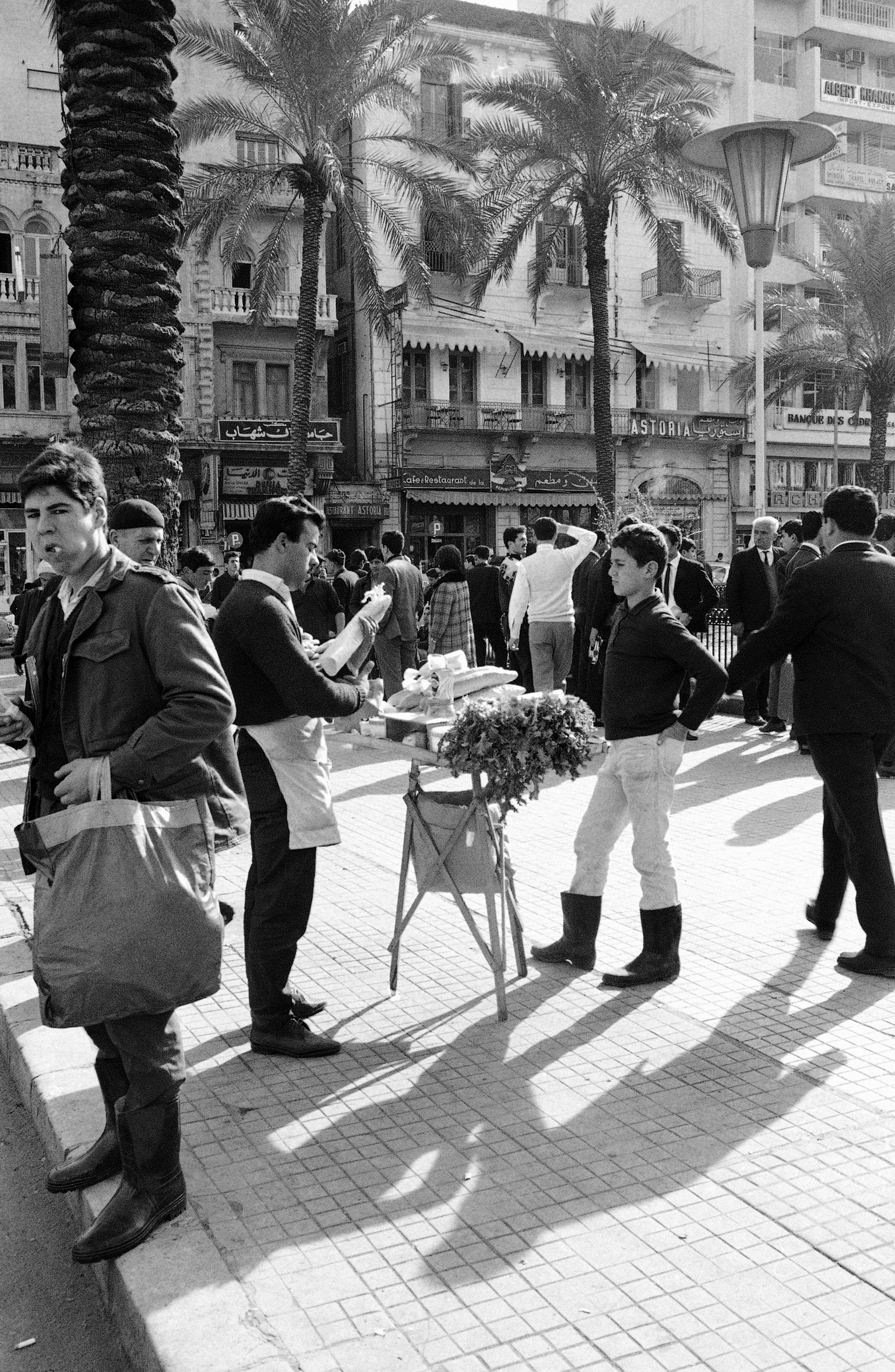 Street scenes in Beirut, Lebanon in February 1969. (AP Photo/Harry Koundakjian)