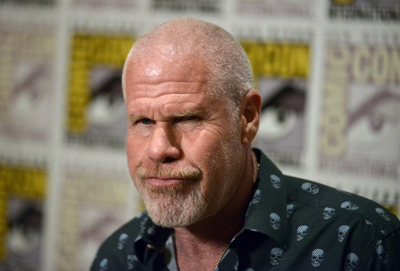 Ron Perlman attends 20th Century Fox press line on Day 2 of Comic-Con International on Friday, July 25, 2014, in San Diego. (Photo by Richard Shotwell/Invision/AP)