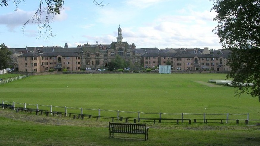 Den West of Scotland Cricket Ground in Glasgow gibt es heute noch.