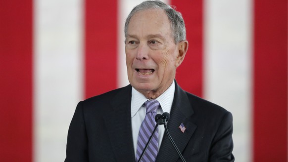 Democratic presidential candidate and former New York City Mayor Michael Bloomberg speaks at a campaign event in Raleigh, N.C., Thursday, Feb. 13, 2020. (AP Photo/Gerald Herbert)
Michael Bloomberg
