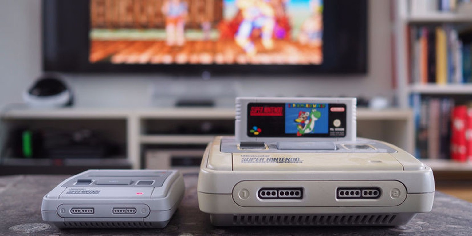 Nintendo hat nun auch das Super NES geschrumpft!