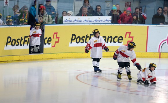 Früh übt sich: Die Schweiz ist eine Eishockey-Ausbildungsliga.