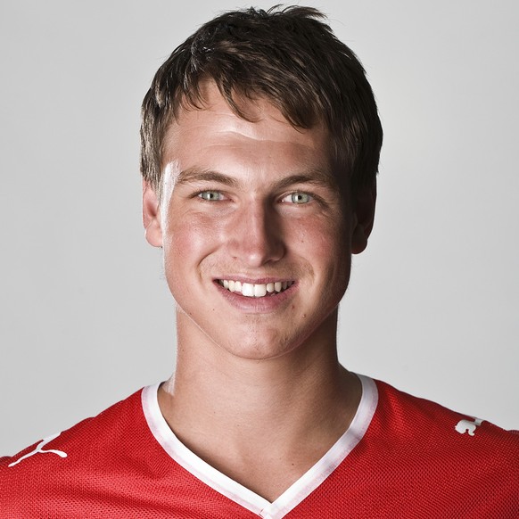 Portrait von Patrick Duerig, Spieler des Schweizer U18-Fussball-Nationalteams, aufgenommen am 30. Juli 2008 in Magglingen. (KEYSTONE/Alessandro della Valle)