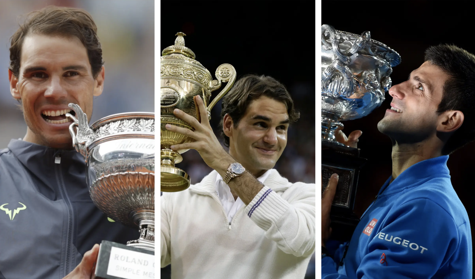 Rafael Nadal, Roger Federer und Novak Djokovic dominierten das Männertennis in den letzten Jahrzehnten wie keine Generation zuvor.