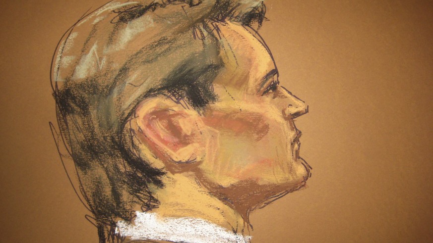 ATTN EDITORS - CORRECTING DATE
Ross Ulbricht, 30, the suspected operator of the underground website Silk Road, is seen in a courtroom sketch during his trial in Federal Court in New York February 3,  ...