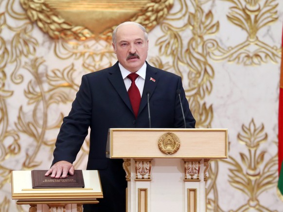 Alexander Lukaschenko, der amtierende Pr�sident von Belarus, sieht sich vor den Wahlen im August heftiger Kritik von der Opposition ausgesetzt. (Archivbild)