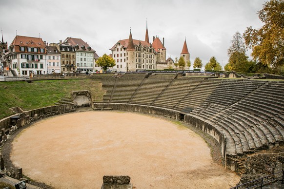 Das Amphitheater von Avenches.