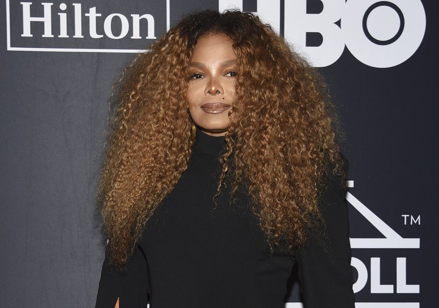 FILE - Janet Jackson arrives at the Rock &amp; Roll Hall of Fame induction ceremony in New York on March 29, 2019. Jackson turns 55 on May 16. (Photo by Evan Agostini/Invision/AP, File)
Janet Jackson