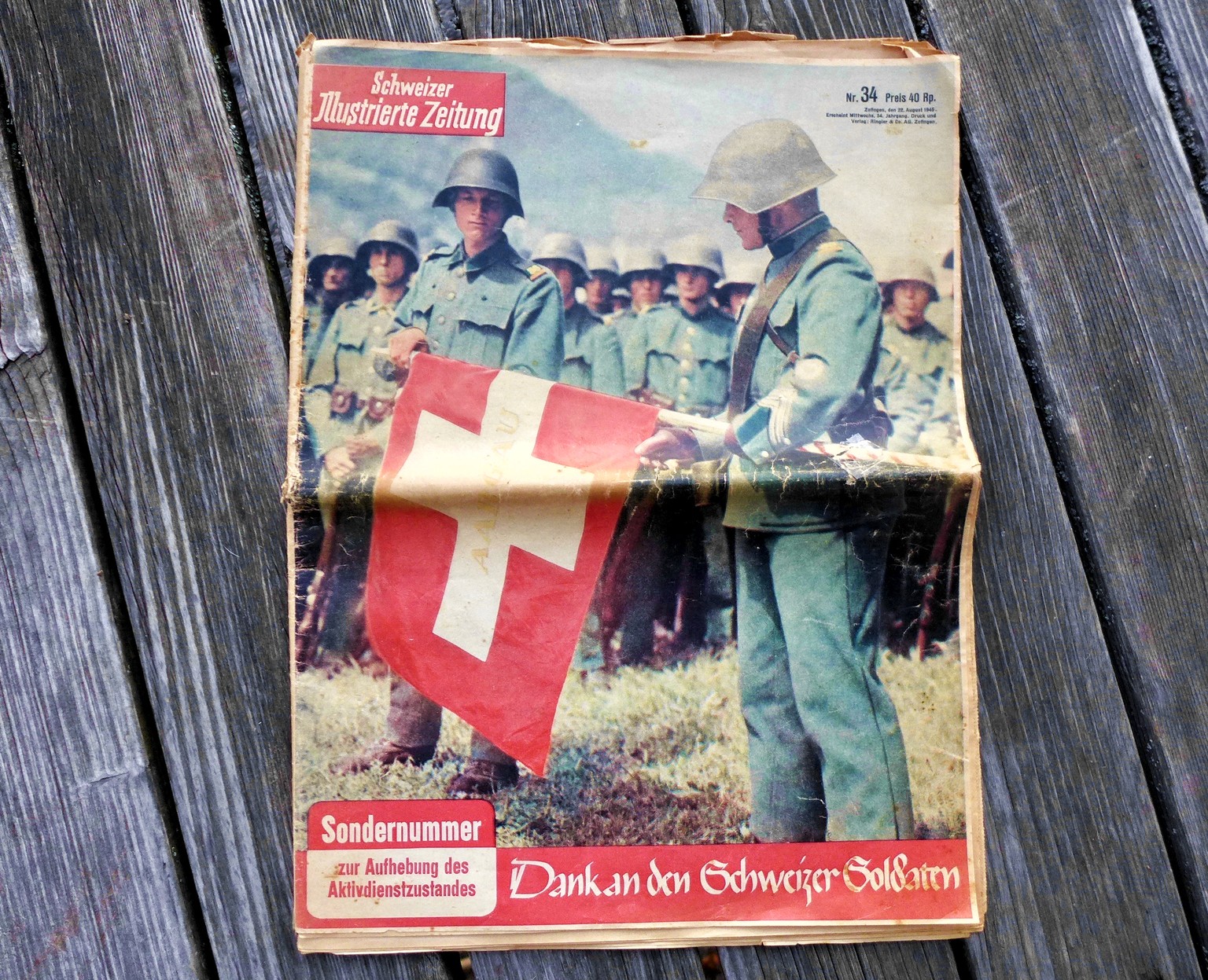 «Dank an den Schweizer Soldaten» – und an die Frauen?