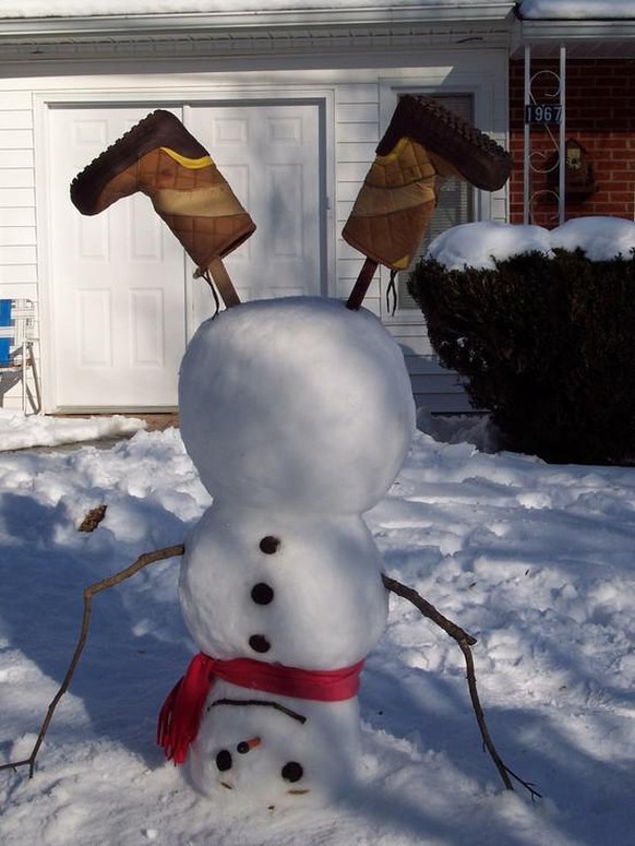 Umgekehrter Schneemann