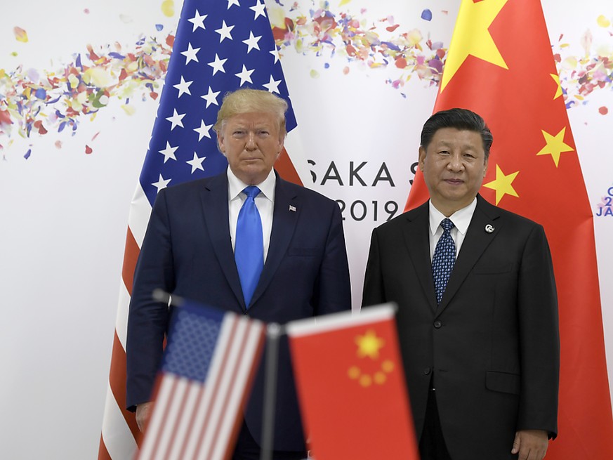 Die Spannungen zwischen den USA und China versch