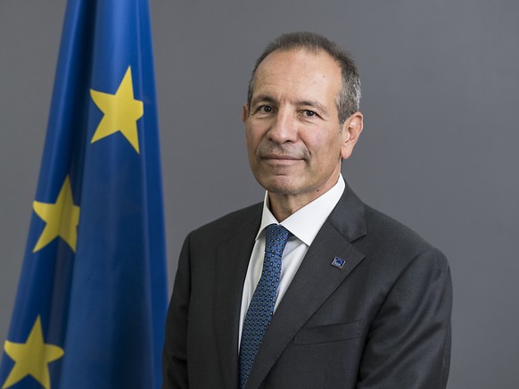 Der EU-Botschafter in der Schweiz, Petros Mavromichalis, erwartet vom Bundesrat eine klare Aussage, was er von der EU bez�glich des Rahmenabkommens genau will. (Archivbild)