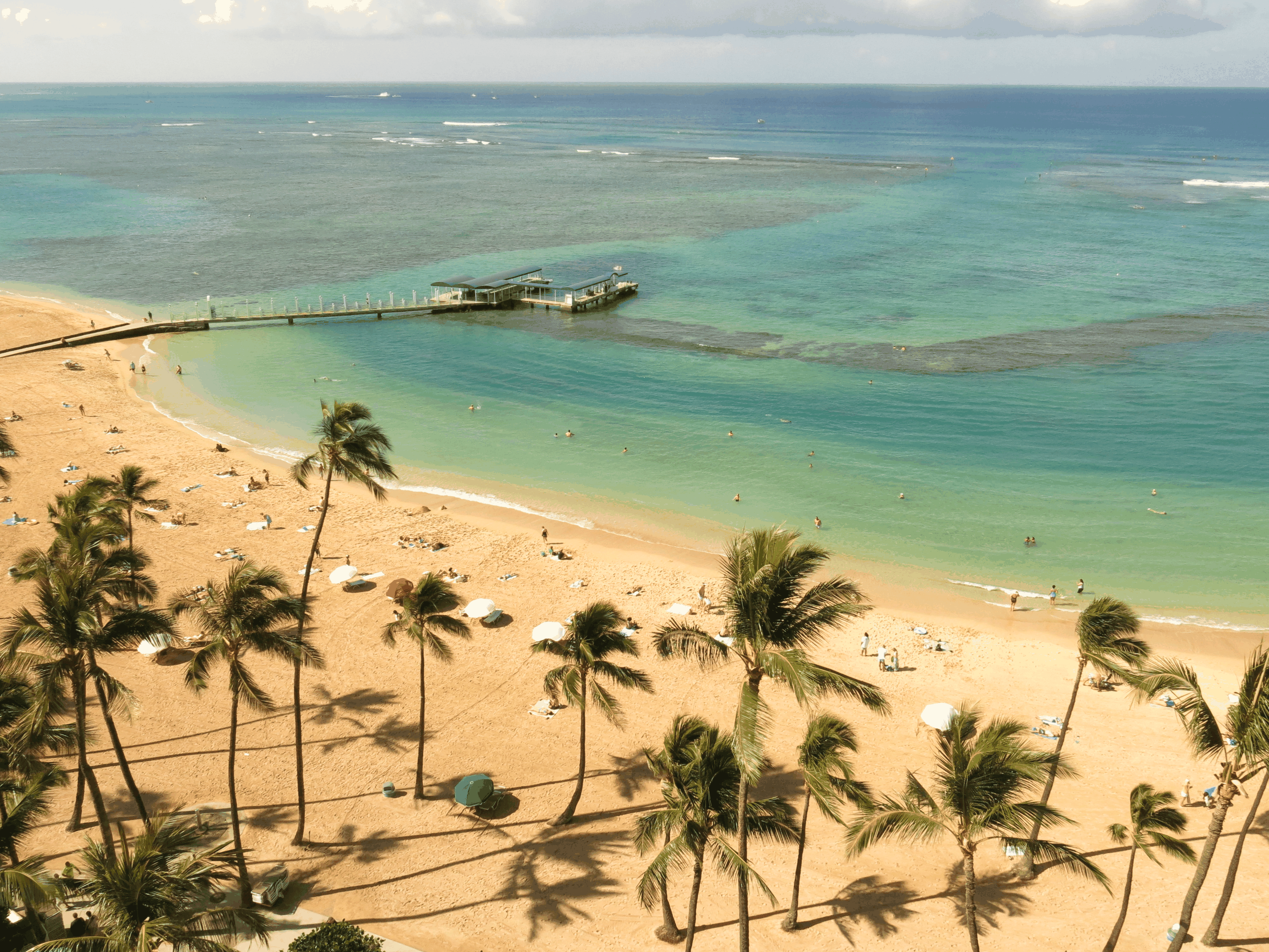 This May 21, 2014 photo shows Duke Kahanamoku Beach in the Honolulu tourist neighborhood of Waikiki in Hawaii. The destination topped this year&#039;s annual ranking of the best public beaches in the  ...