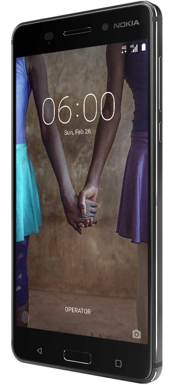 Das Nokia 6 hat ein Metallgehäuse und erscheint in 5 Farbvarianten.