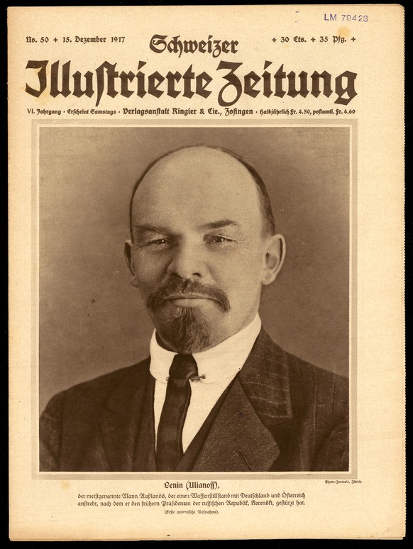 Die Schweizer Behörden schenkten den russischen Emigranten wenig Beachtung. Erst nach der Oktoberrevolution wird die Bedeutung Lenins wahrgenommen.