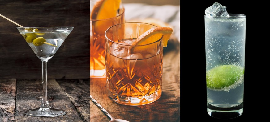 cocktails gläser formen martini old fashioned highball trinken drinks alkohol