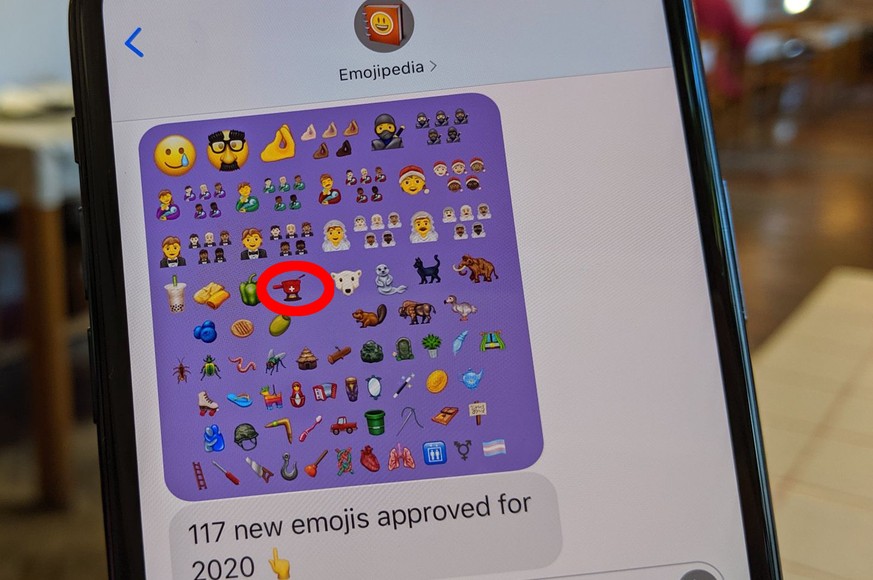 Kein Scherz, 2020 kommt das Fondue-Emoji.