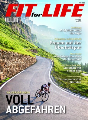 FIT for LIFE&nbsp;Das Schweizer Magazin für Fitness, Lauf- und Ausdauersport. Testen Sie jetzt 3 Ausgaben für nur Fr. 20.– statt Fr. 29.40