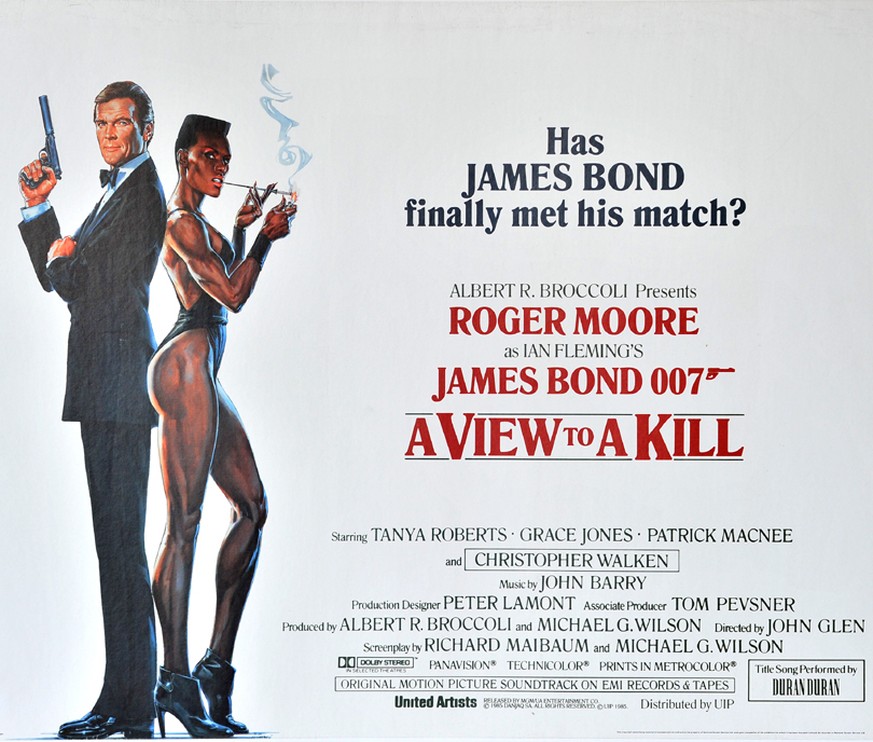 view to a kill james bond 007 roger moore grace jones https://www.flickeringmyth.com/2015/10/countdown-to-spectre-a-view-to-a-kill/