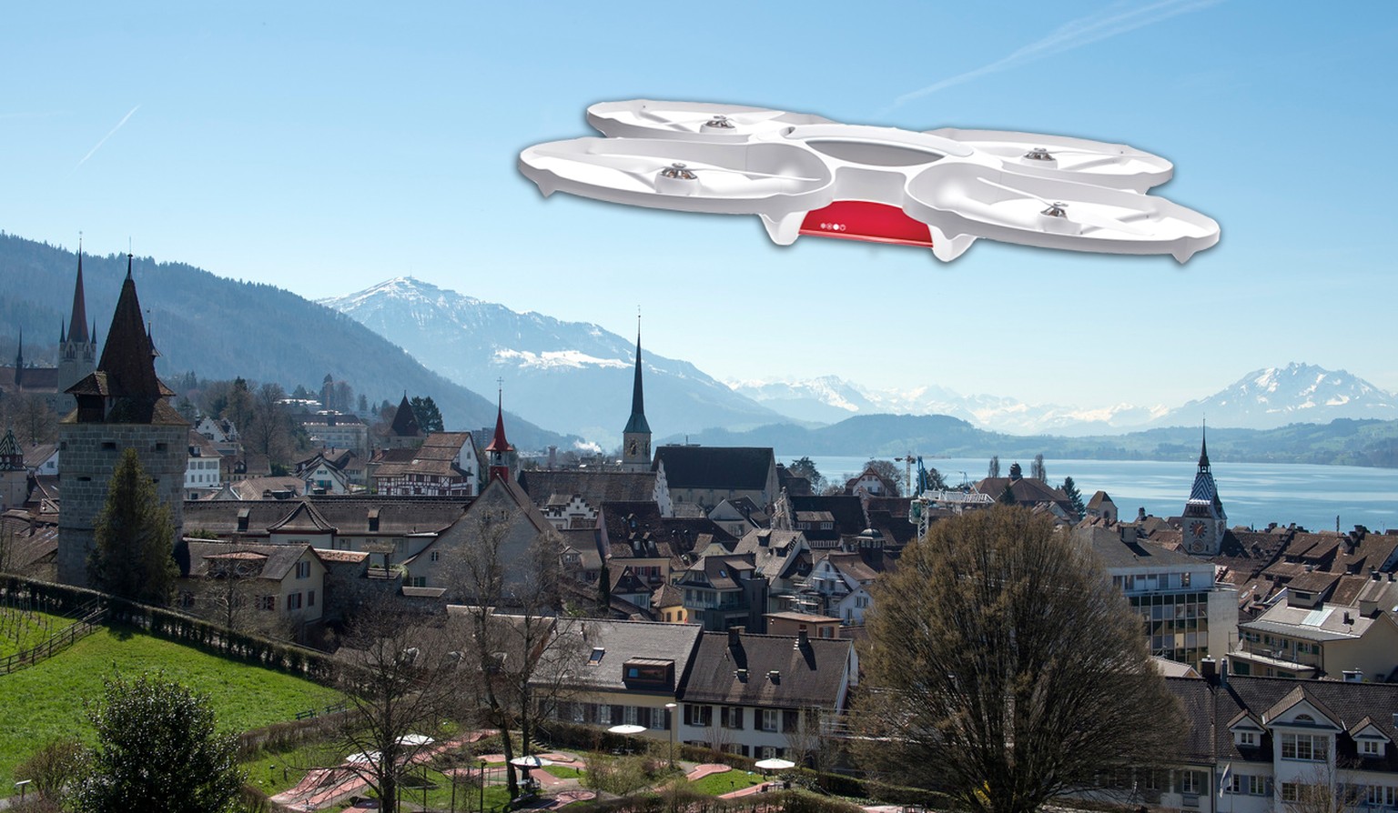 Drohnen könnten bald auch in der Schweiz Pakete liefern.