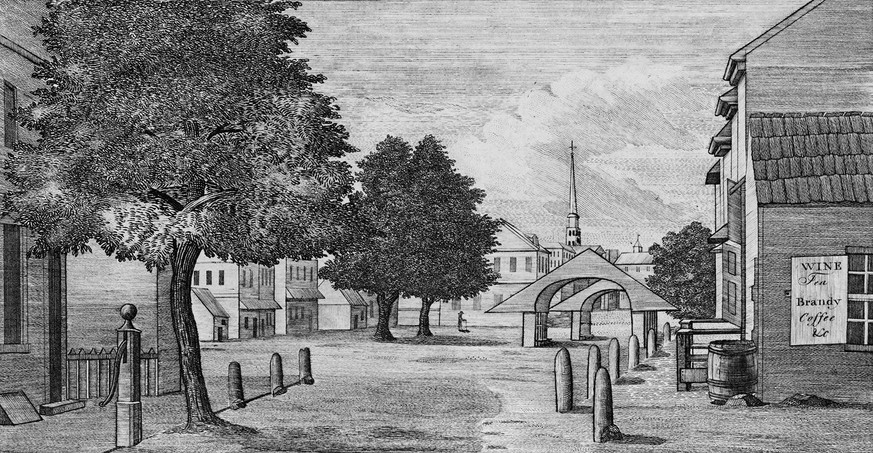 Philadelphia, Pennsylvania um 1787, wie es zu Lebzeiten Gallatins ausgesehen hat.
https://lccn.loc.gov/2004671556