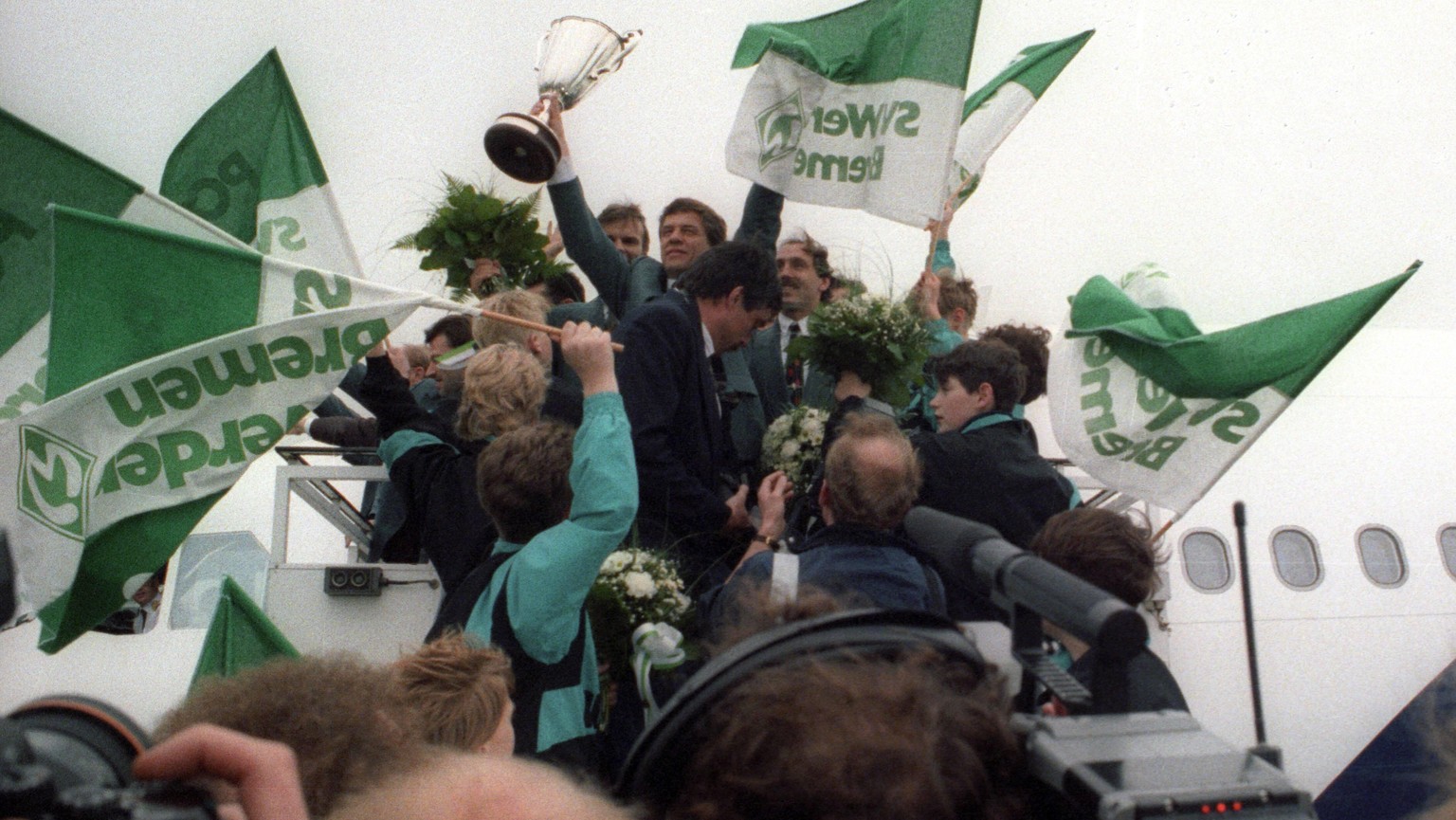 SV Werder Bremen, Sieger des Europapokals der Pokalsieger 1991/1992, Trainer Otto Rehhagel pr